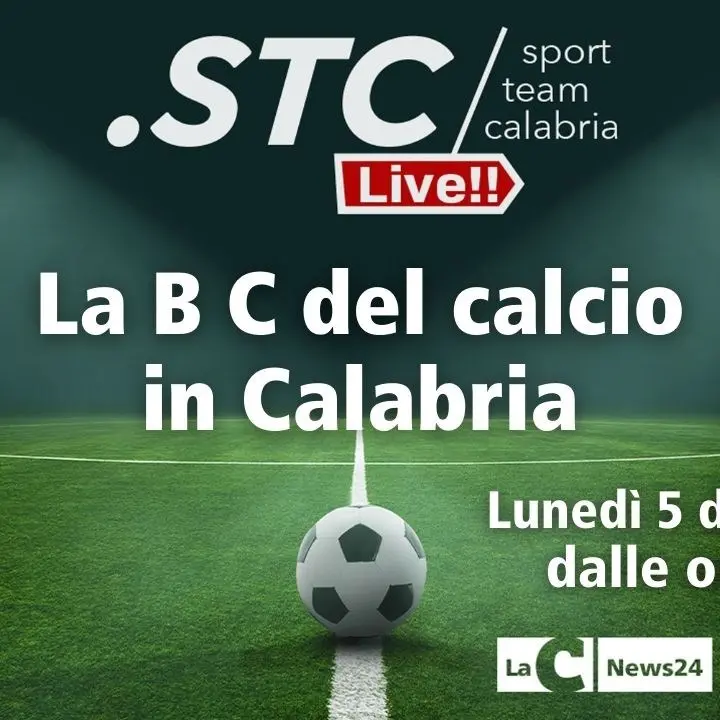 Torna La b c del calcio calabrese, appuntamento alle 19 su LaC News24