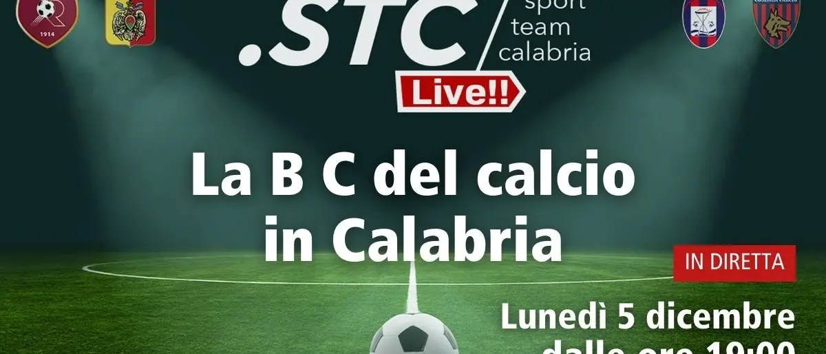 Torna La b c del calcio calabrese, appuntamento alle 19 su LaC News24