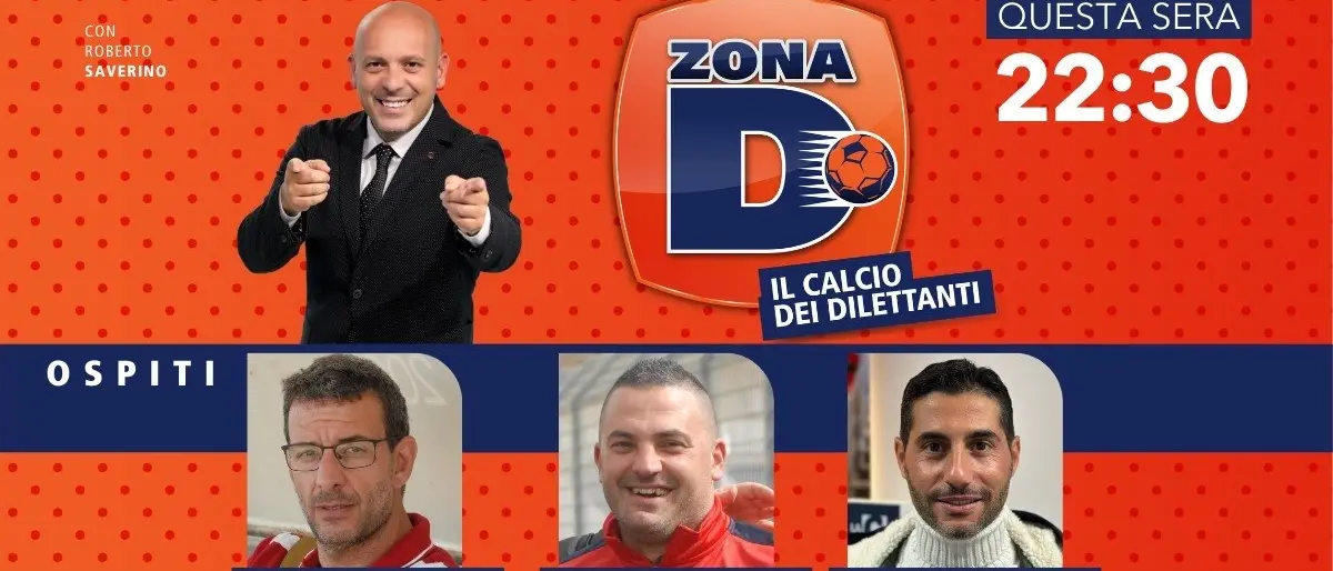 Il presidente del Locri Giuseppe Mollica e gli allenatori Marturano e Guido ospiti di Zona D: in onda alle 22.30