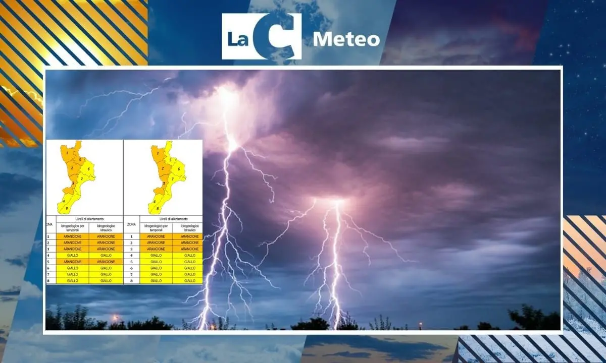 Maltempo, allerta arancione nel nord della Calabria e sulla costa tirrenica. Le previsioni per il 10 e l’11 dicembre