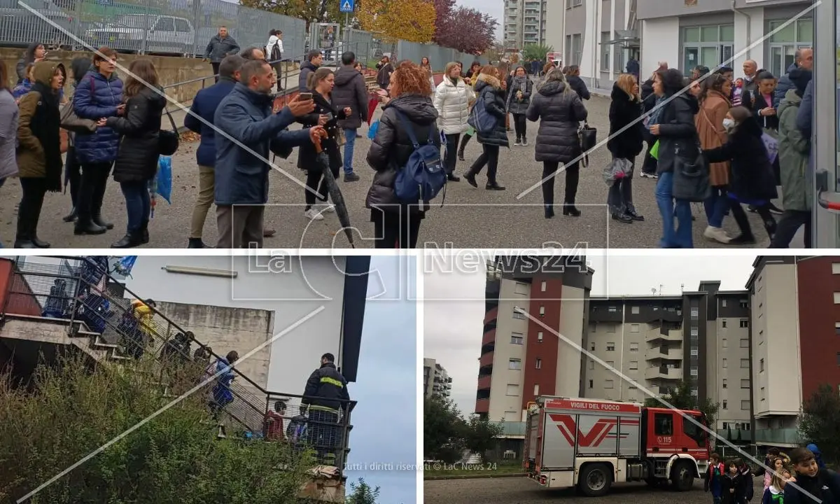 Rende, odore di gas nelle aule e nei corridoi: evacuata di nuovo la scuola elementare Stancati