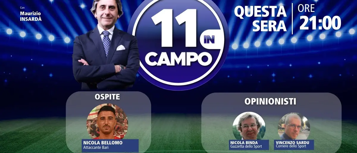 Su LaC Tv Nicola Bellomo: l’attaccante del Bari tra gli ospiti di “11 in campo”