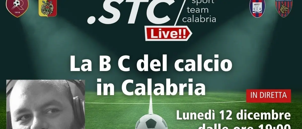 Torna l’appuntamento con La B C del calcio calabrese: alle 19 su LaC News24