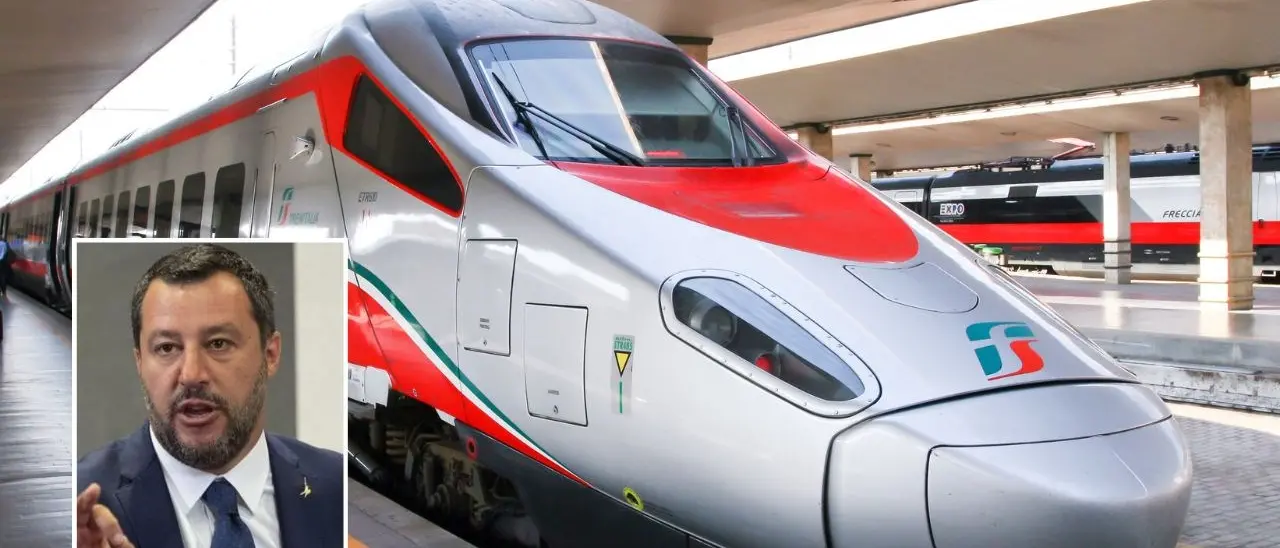 Salvini annuncia l’approvazione dei progetti per l’Alta velocità al Sud ma la Calabria non c’è