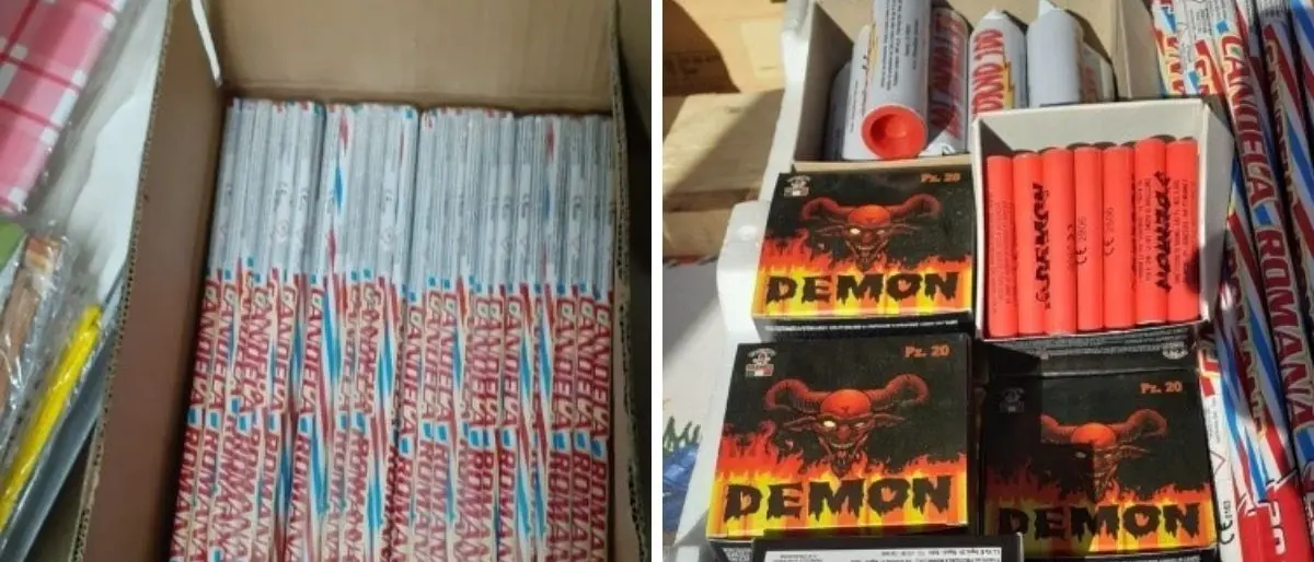 Ancora sequestri di botti illegali, rinvenuti 100 chili nel Lametino e 40 nel Reggino: denunciate 3 persone