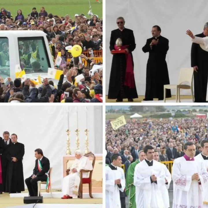 Quando Papa Ratzinger venne in Calabria ed esortò a non arrendersi: «Non cedete al pessimismo»