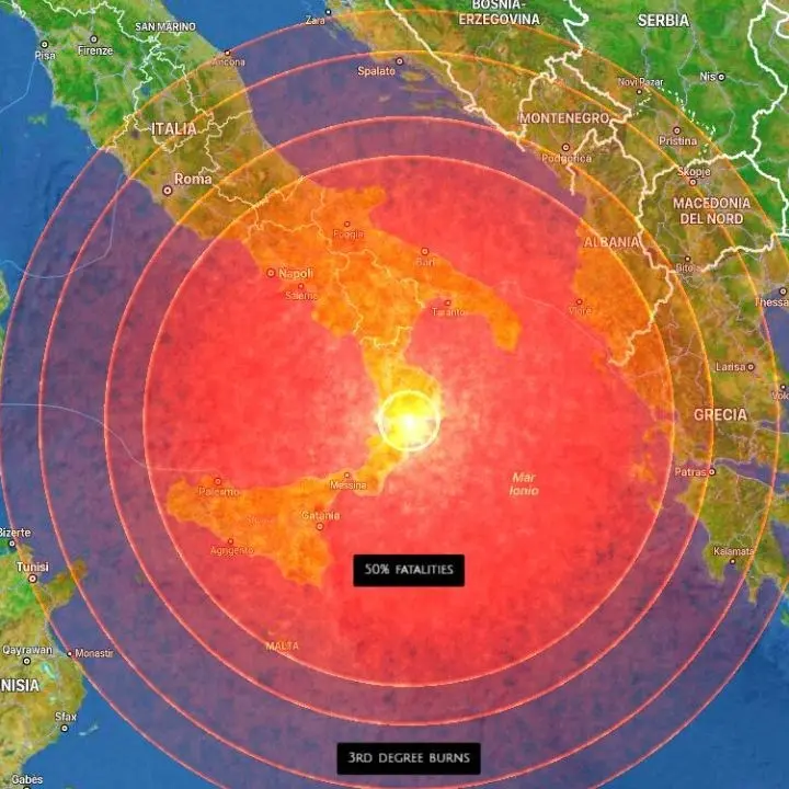 E se un meteorite colpisse Catanzaro? Il simulatore scientifico calcola gli effetti dell’Armageddon