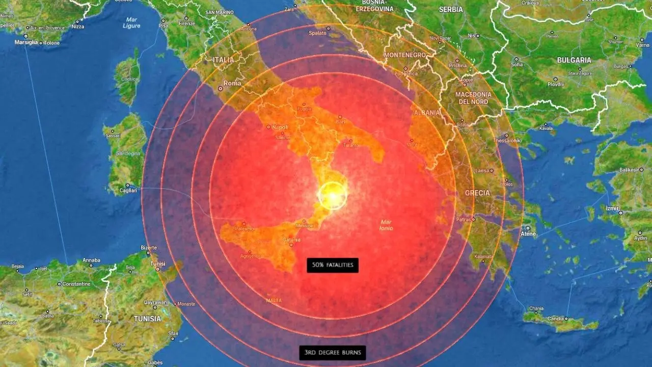 E se un meteorite colpisse Catanzaro? Il simulatore scientifico calcola gli effetti dell’Armageddon