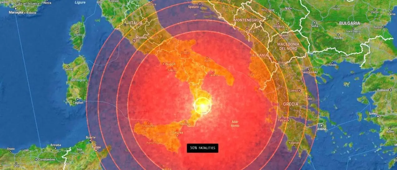 E se un meteorite colpisse Catanzaro? Il simulatore scientifico calcola gli effetti dell’Armageddon