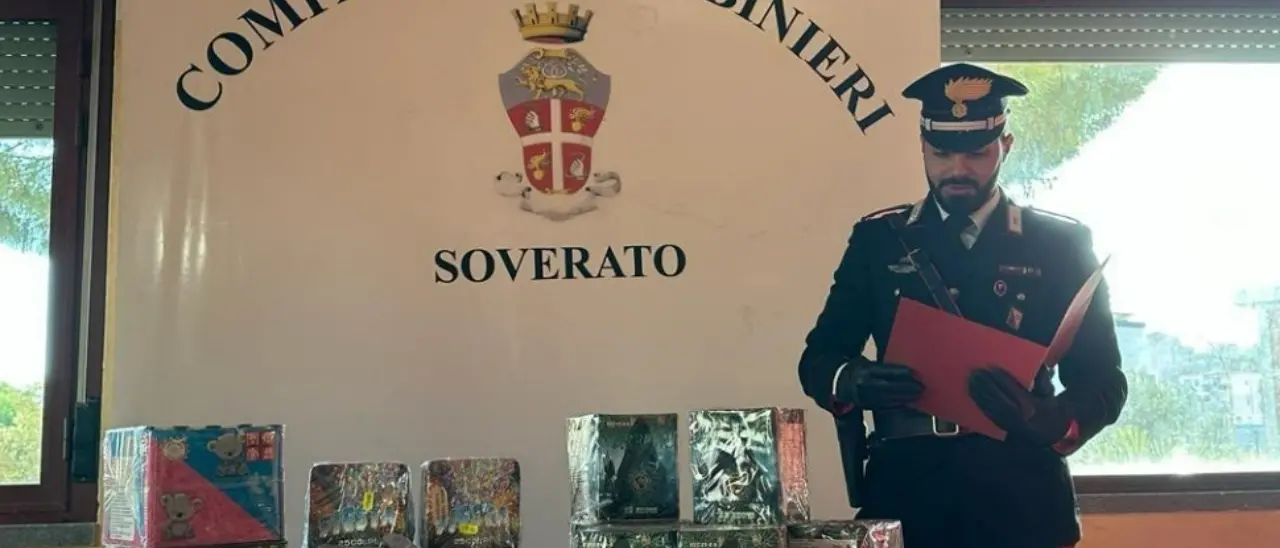 Vendeva materiale pirotecnico senza autorizzazione, denunciato commerciante nel Catanzarese