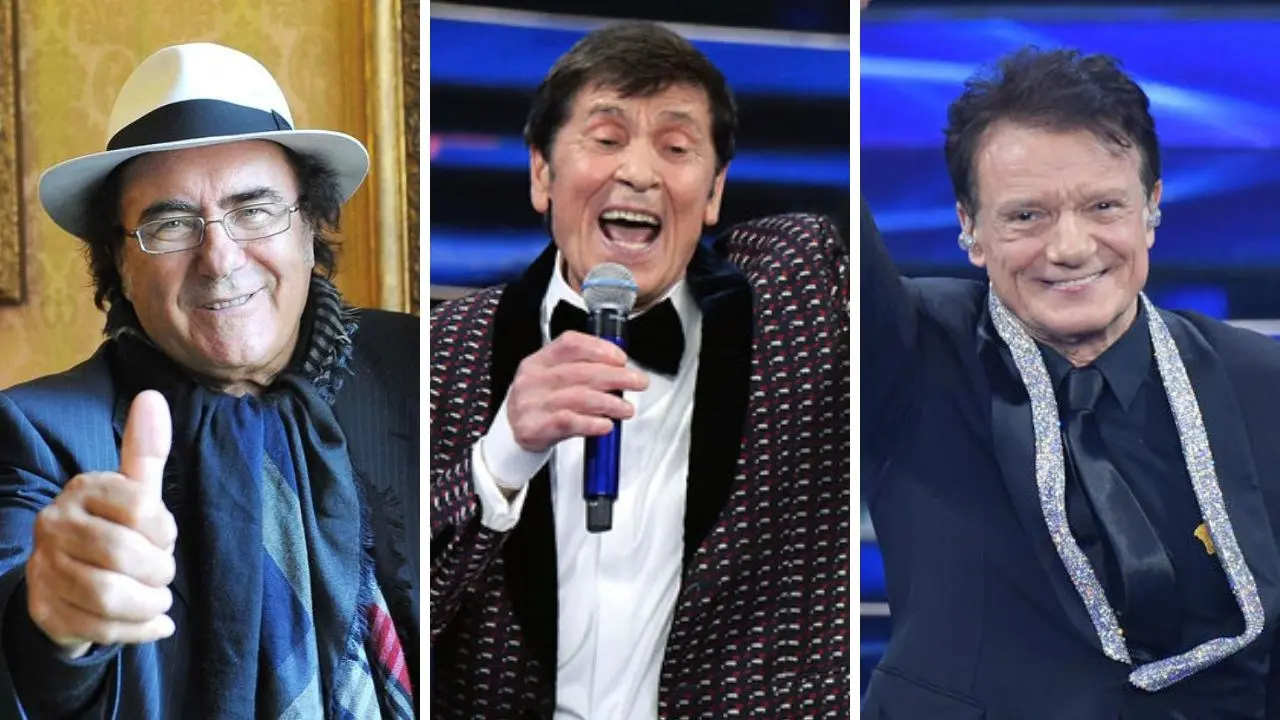 Sanremo: Al Bano, Gianni Morandi e Massimo Ranieri canteranno insieme sul palco dell‘Ariston