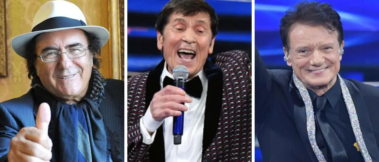 Sanremo: Al Bano, Gianni Morandi e Massimo Ranieri canteranno insieme sul palco dell‘Ariston