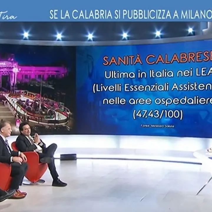 Calabria a Milano, Orsomarso su La7 difende l’operazione: «Ritorno economico da 80 milioni»