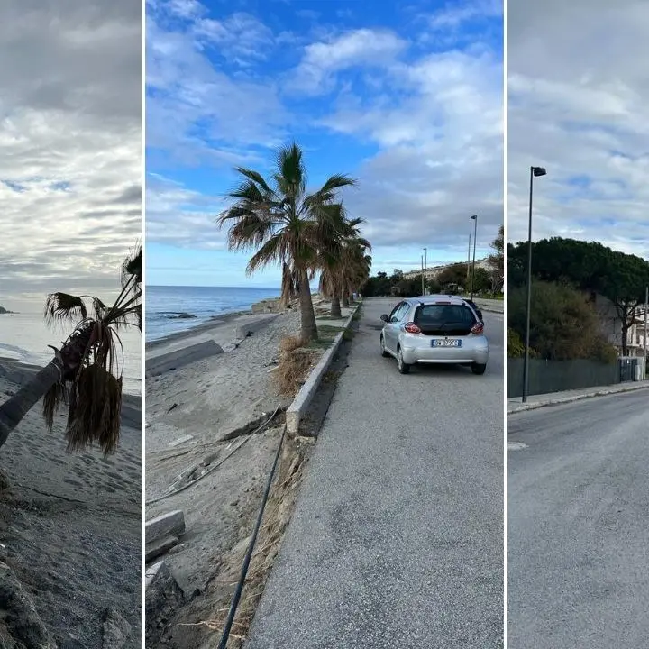 Lungomare di Bova Marina devastato dal maltempo, il Comune alla Regione: «S’intervenga per la messa in sicurezza»