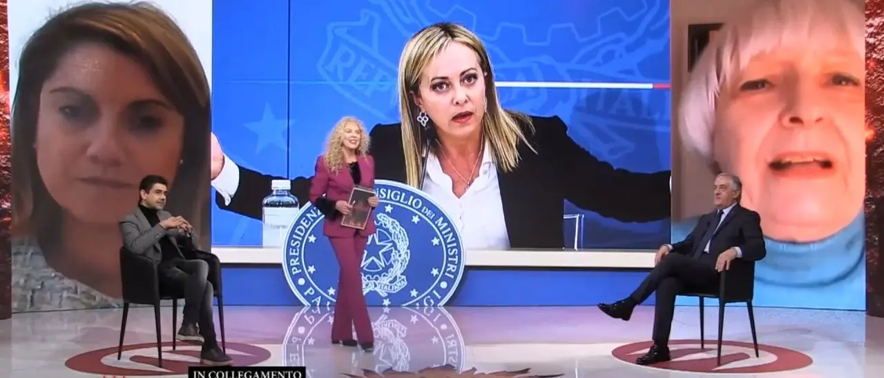 Meloni leader o capobranco? Radiografia del potere nella prima puntata del 2023 di Perfidia