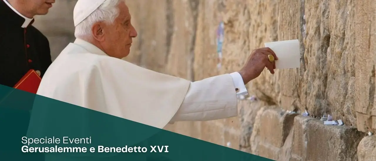Benedetto XVI, il Papa Teologo raccontato in Terra Santa: stasera lo speciale de LaCapitale