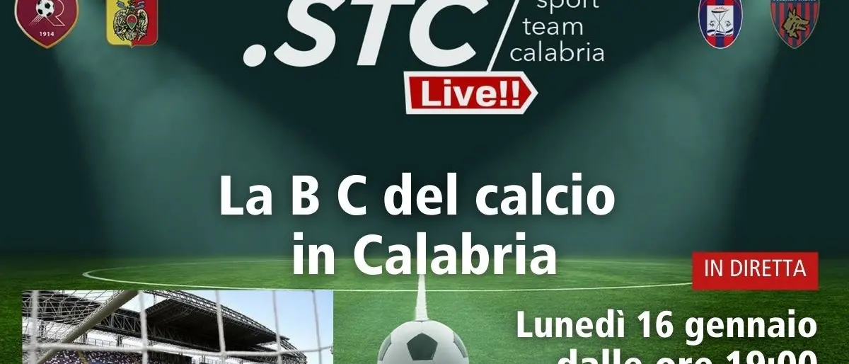 Torna l’appuntamento con La B C del calcio calabrese: alle 19 su LaC News24