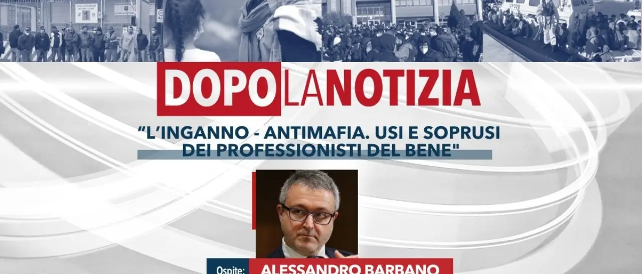 Alessandro Barbano a LaC Tv per la presentazione del suo libro sui “professionisti” dell’antimafia