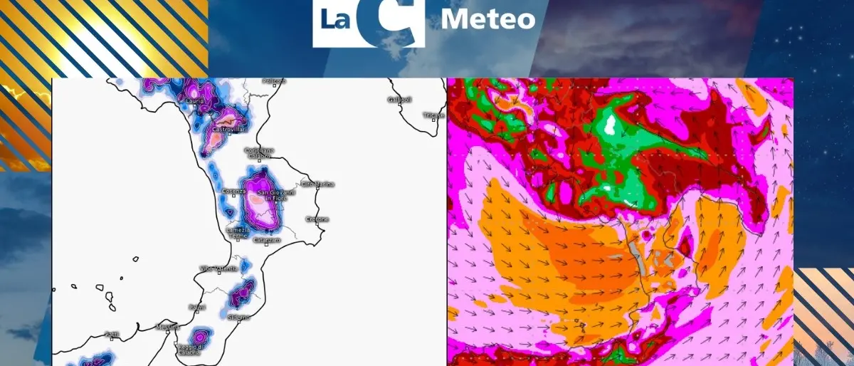 In Calabria l’inverno è pronto a fare sul serio: bufere di vento e neve dal Pollino all’Aspromonte