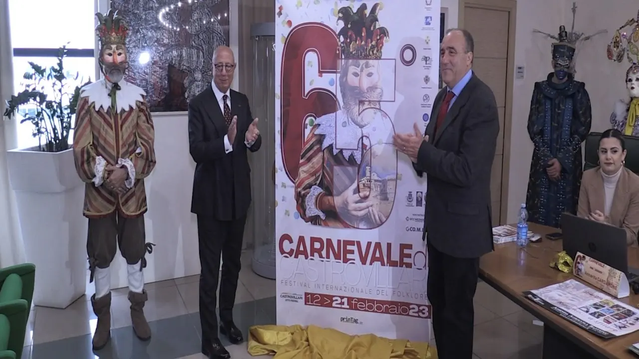 Carnevale di Castrovillari, presentato il manifesto della 65esima edizione: si parte il 12 febbraio