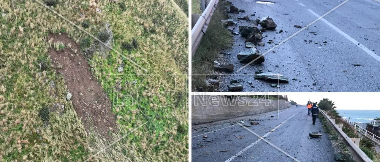 Frana ad Amantea, disagi per la viabilità: l’emergenza al centro di un incontro in Prefettura a Cosenza