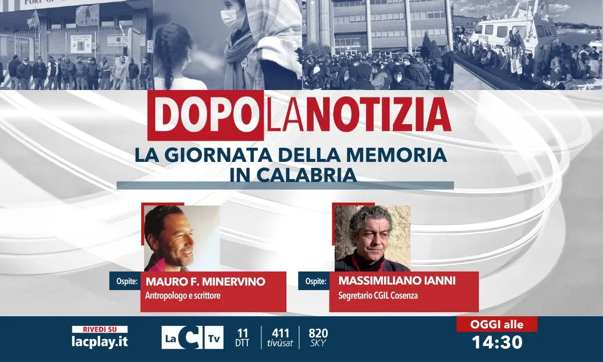 Giornata della memoria in Calabria, se ne discute oggi a Dopo la notizia su LaC Tv