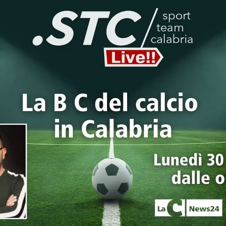 Torna “La B C del calcio in Calabria”: in diretta su LaC News24 alle 19