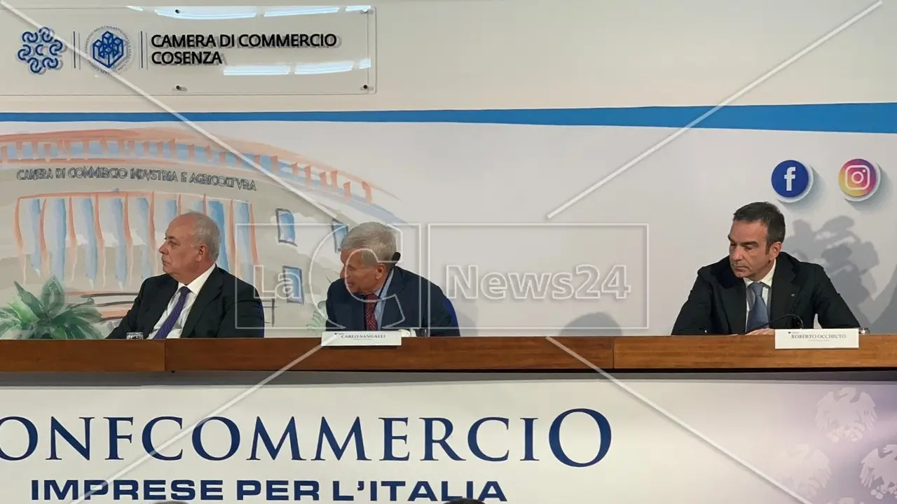 Cosenza, confronto tra Occhiuto e Sangalli (Confcommercio) sul futuro della Calabria