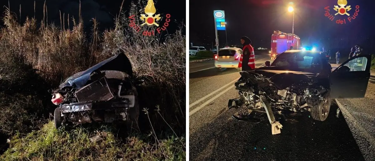 Incidente tra due auto a Lamezia Terme, tre persone finiscono in ospedale