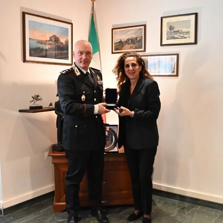 Wanda Ferro incontra il generale Pietro Salsano: «Stima e riconoscenza verso l’Arma dei carabinieri»