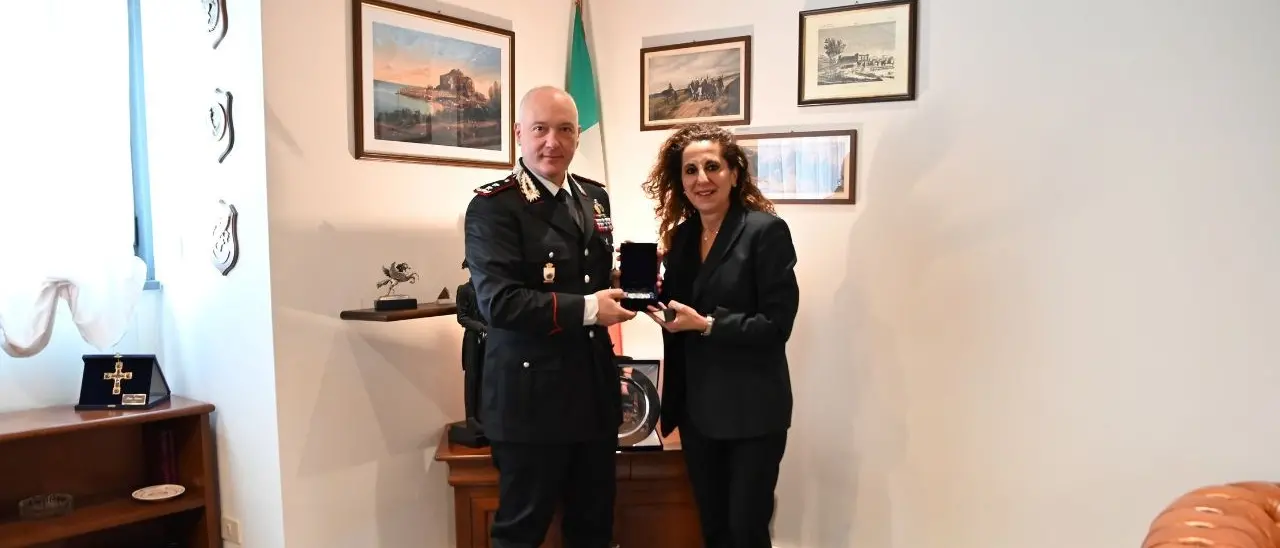 Wanda Ferro incontra il generale Pietro Salsano: «Stima e riconoscenza verso l’Arma dei carabinieri»