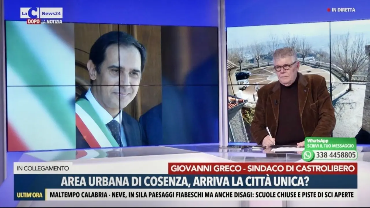 Città unica, il sindaco di Castrolibero mette l’elmetto e indice un referendum: «Noi tagliati fuori»