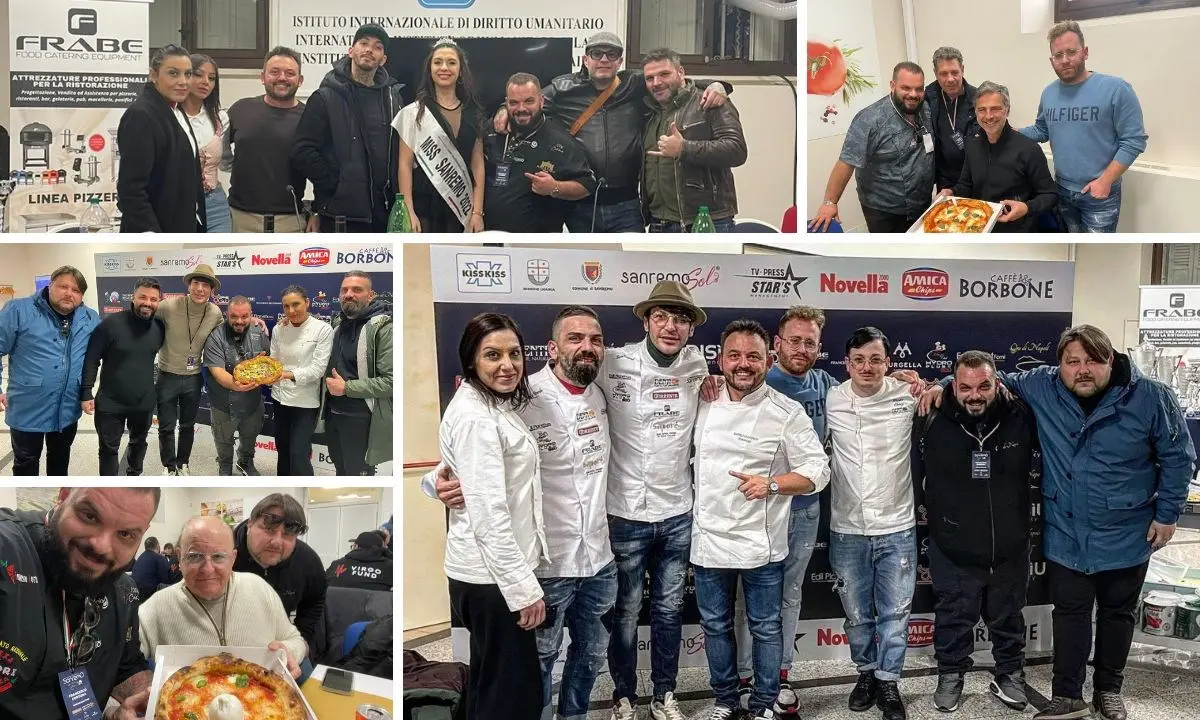 Sanremo, successo per il primo “Pizza festival”: tra i promotori della gara anche il calabrese Fortuna