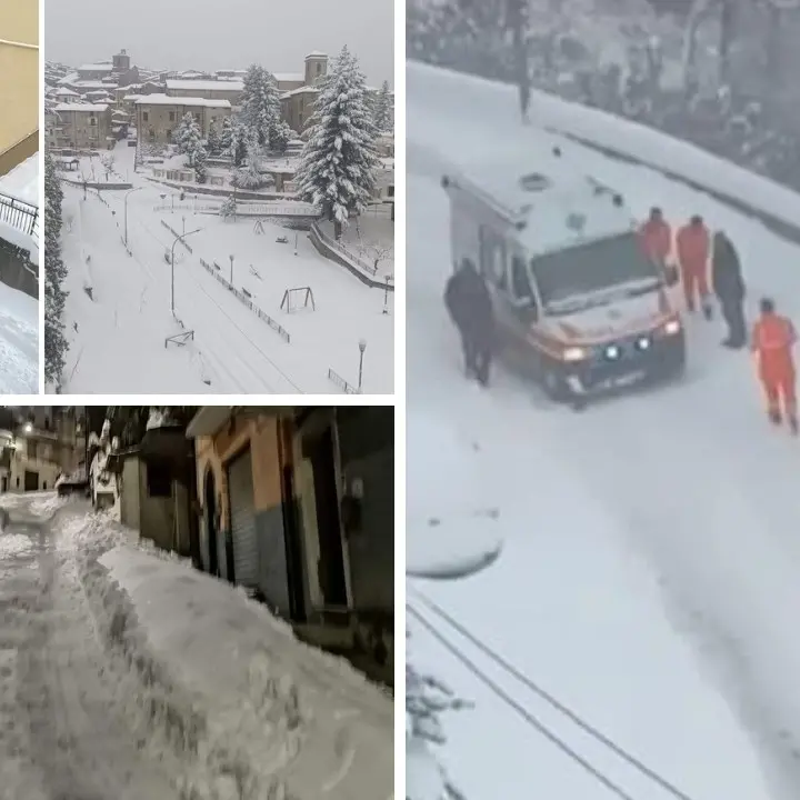 Emergenza neve a San Giovanni in Fiore, il Pd locale: «La città è in tilt, il sindaco si dimetta»