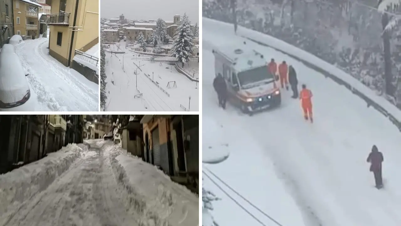 Emergenza neve a San Giovanni in Fiore, il Pd locale: «La città è in tilt, il sindaco si dimetta»