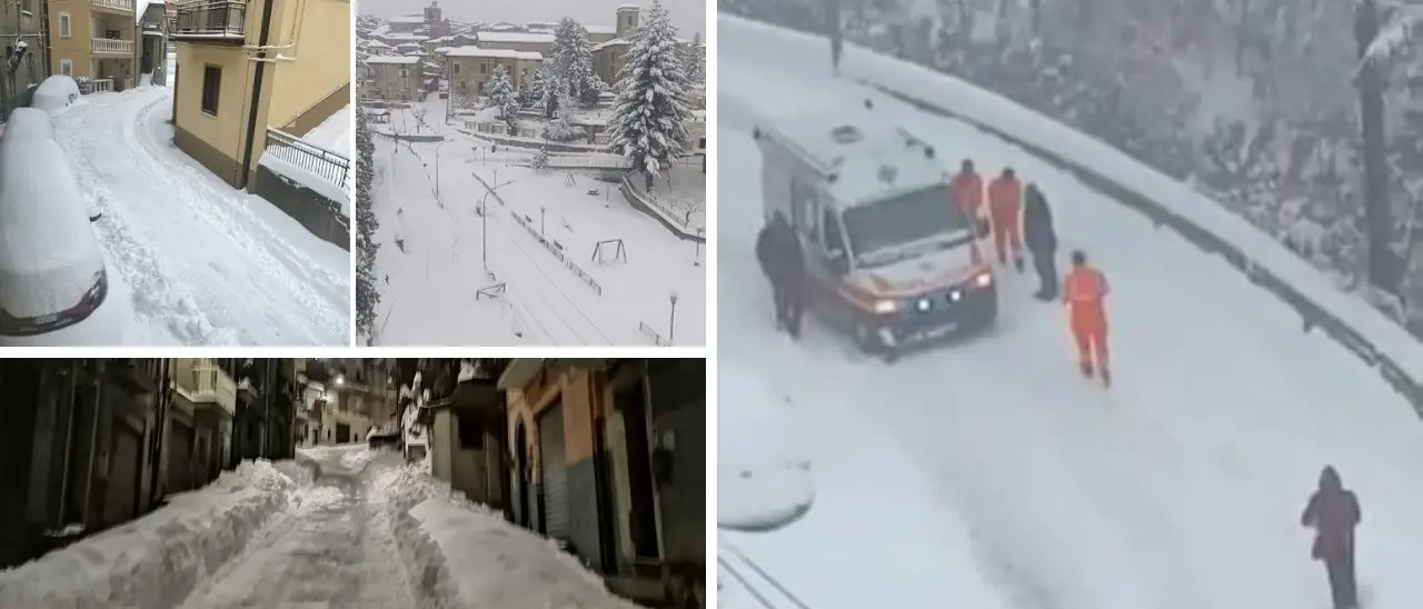 Emergenza neve a San Giovanni in Fiore, il Pd locale: «La città è in tilt, il sindaco si dimetta»