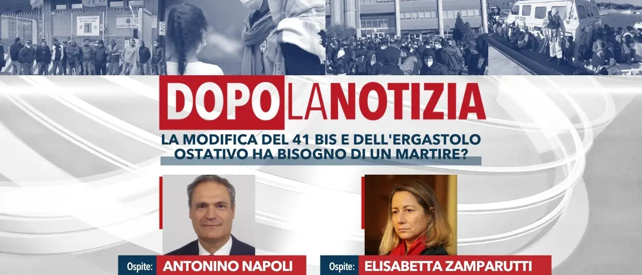 Il caso Cospito e il dibattito sul 41bis: ne parliamo oggi a Dopo la notizia