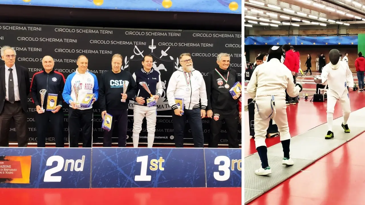 Scherma, il calabrese Mauro Monteforte conquista l’argento nella prova nazionale Master di Terni