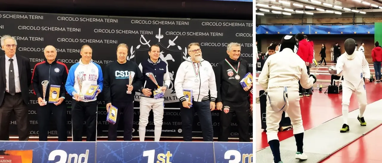 Scherma, il calabrese Mauro Monteforte conquista l’argento nella prova nazionale Master di Terni