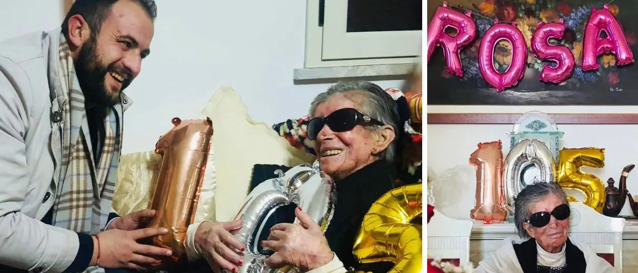 I 105 anni di nonna Rosa: compleanno speciale a Santa Sofia d’Epiro