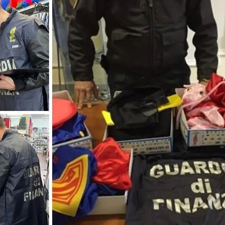 A Crotone maxi sequestro di oltre 280mila maschere, vestiti e decorazioni di Carnevale