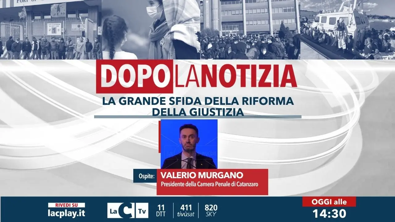 Torna l’appuntamento con Dopo la notizia: focus su giustizia e riforma Cartabia