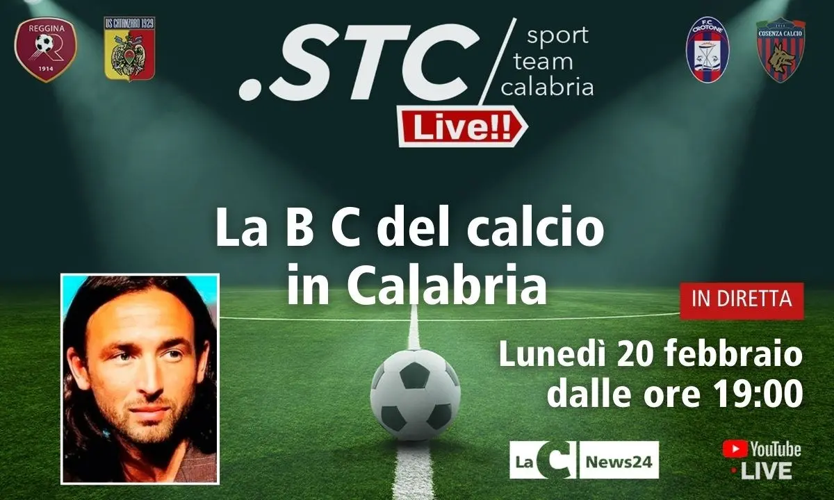 Torna la B C del calcio in Calabria, in diretta su LaC News24 alle 19