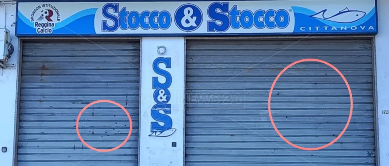 Vibo, colpi di pistola contro le saracinesche del negozio di stocco e stocco