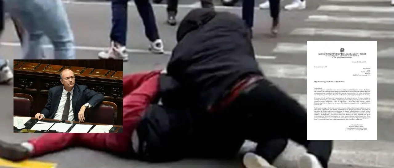 Scontri a Firenze, il ministro Valditara: «Impropria lettera della dirigente sul fascismo»