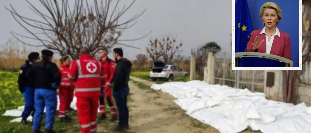Strage di migranti a Crotone, Von der Leyen: «Profondamente addolorata. Dobbiamo raddoppiare gli sforzi»