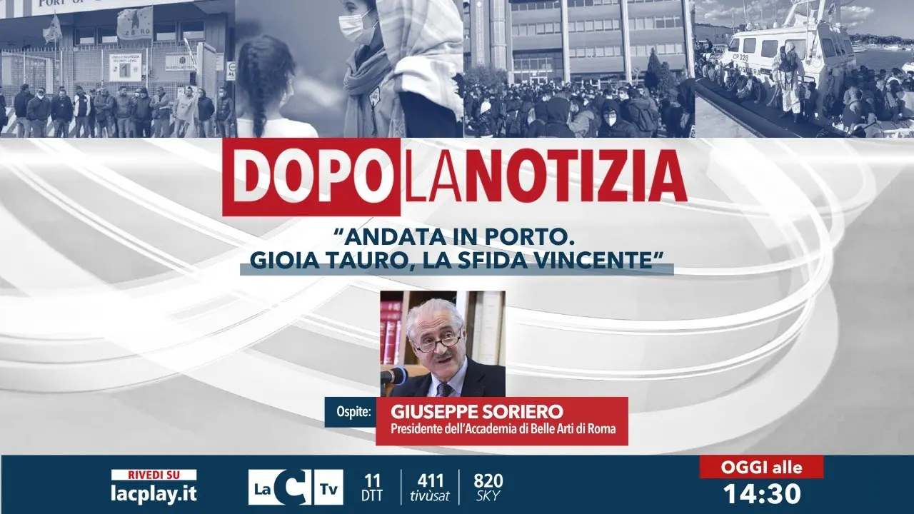 La sfida vinta del porto di Gioia Tauro, se ne parlerà oggi a Dopo la notizia con Giuseppe Soriero