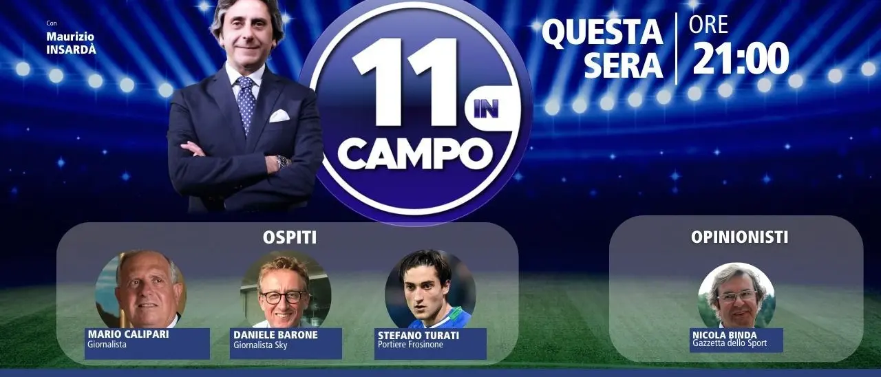 Torna 11 in campo, oggi su LaC Tv la nuova puntata del format sportivo: tra gli ospiti il portiere Turati