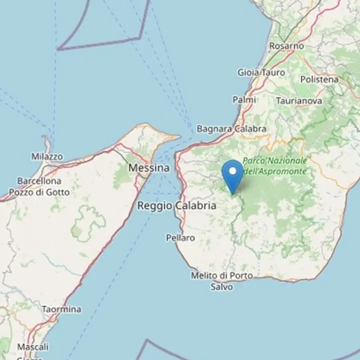 Terremoto nel Reggino, scossa di magnitudo 3.5 a Santo Stefano in Aspromonte