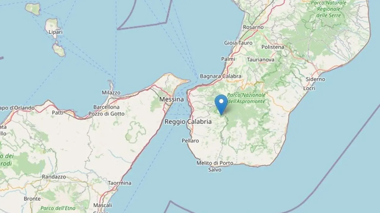 Terremoto nel Reggino, scossa di magnitudo 3.5 a Santo Stefano in Aspromonte